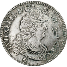Francia, Louis XIV, 1/2 Écu aux 8 L, 1704, Rennes, reformed, Argento, BB