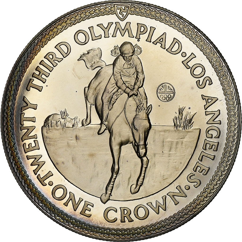 Isle of Man, Elizabeth II, Crown, Summer Olympics, Los Angeles, Equestrian, 1984