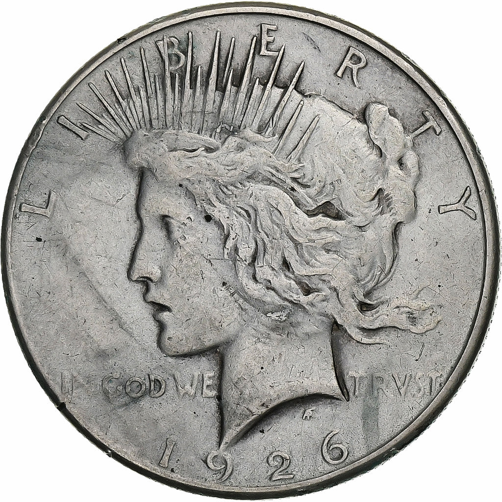 United States, Dollar, Peace, 1926, San Francisco, Silver, VF(30-35), KM:150