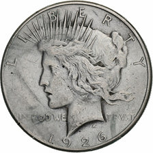 United States, Dollar, Peace, 1926, San Francisco, Silver, VF(30-35), KM:150