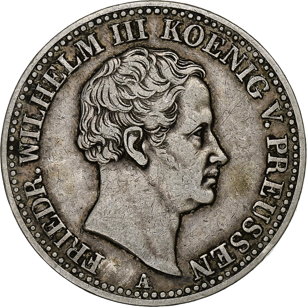 Kingdom of Prussia, Friedrich Wilhelm III, Thaler, 1838, Berlin, Silver, XF40