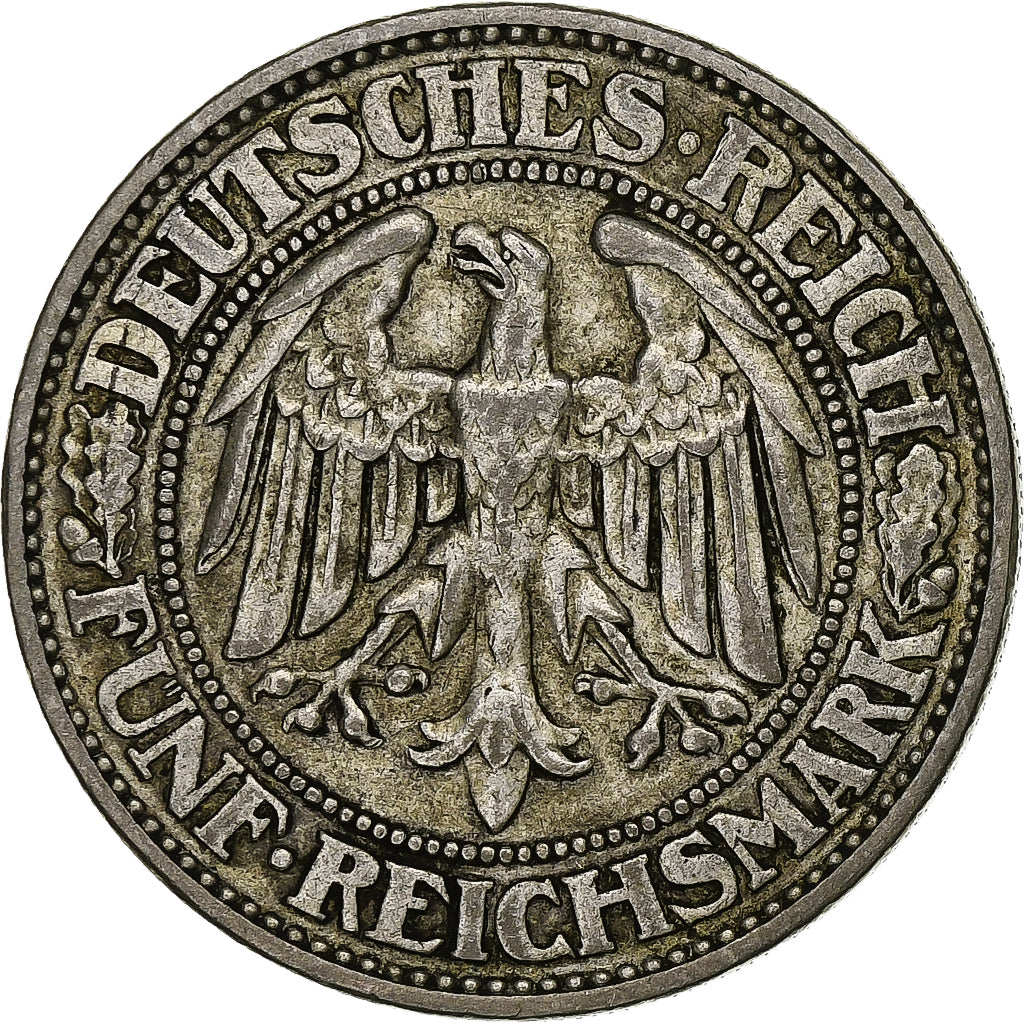 Germany, Weimar Republic, 5 Mark, 1928, Munich, Silver, AU(50-53), KM:56