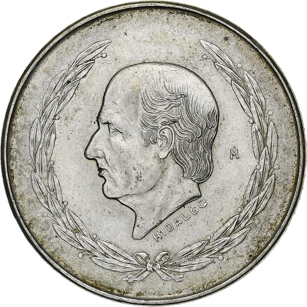 Mexico, 5 Pesos, 1952, Mexico City, Silver, AU(50-53), KM:467