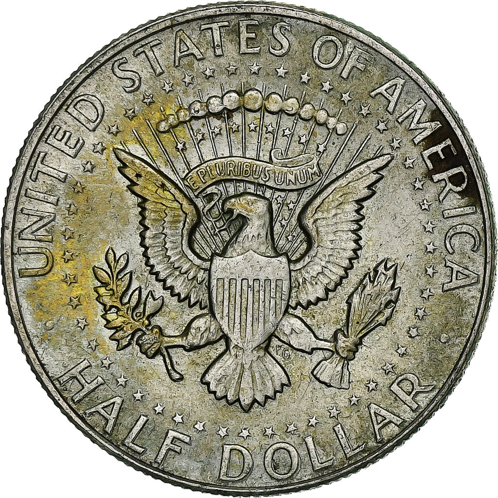 Estados Unidos da América, Half Dollar, Kennedy, 1968, Denver, Lingote