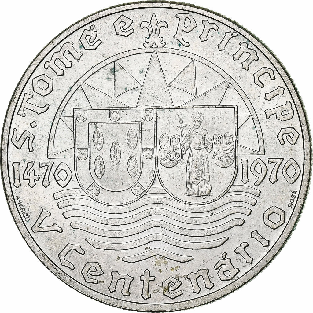 Wyspy Świętego Tomasza i Książęca, 50 Escudos, Anniversary of Discovery
