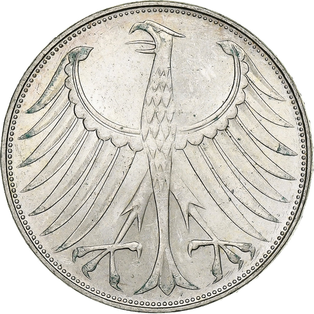Germany, 5 Mark, 1971, Karlsruhe, Silver, AU(50-53), KM:112