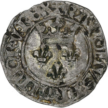 Frankrijk, Charles VI, Gros dit "Florette", Rouen, Billon, FR, Duplessy:387