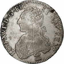 Francia, Louis XVI, Ecu aux branches d'olivier, 1784, Bordeaux, Argento, MB+