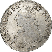 France, Louis XVI, Écu de Béarn aux branches d'olivier, 1784, Pau, Silver