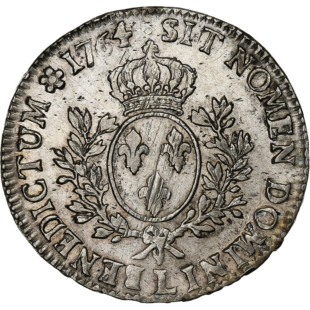 Francja, Louis XV, Écu au bandeau, 1764, Bayonne, Srebro, VF(30-35)
