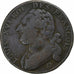 Francja, Louis XVI, 12 Deniers, 1793·5, Lyon, Miedź, VF(30-35), Gadoury:15