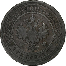 Russia, Nicholas II, 3 Kopeks, 1901, Saint Petersburg, Copper, VF(30-35)