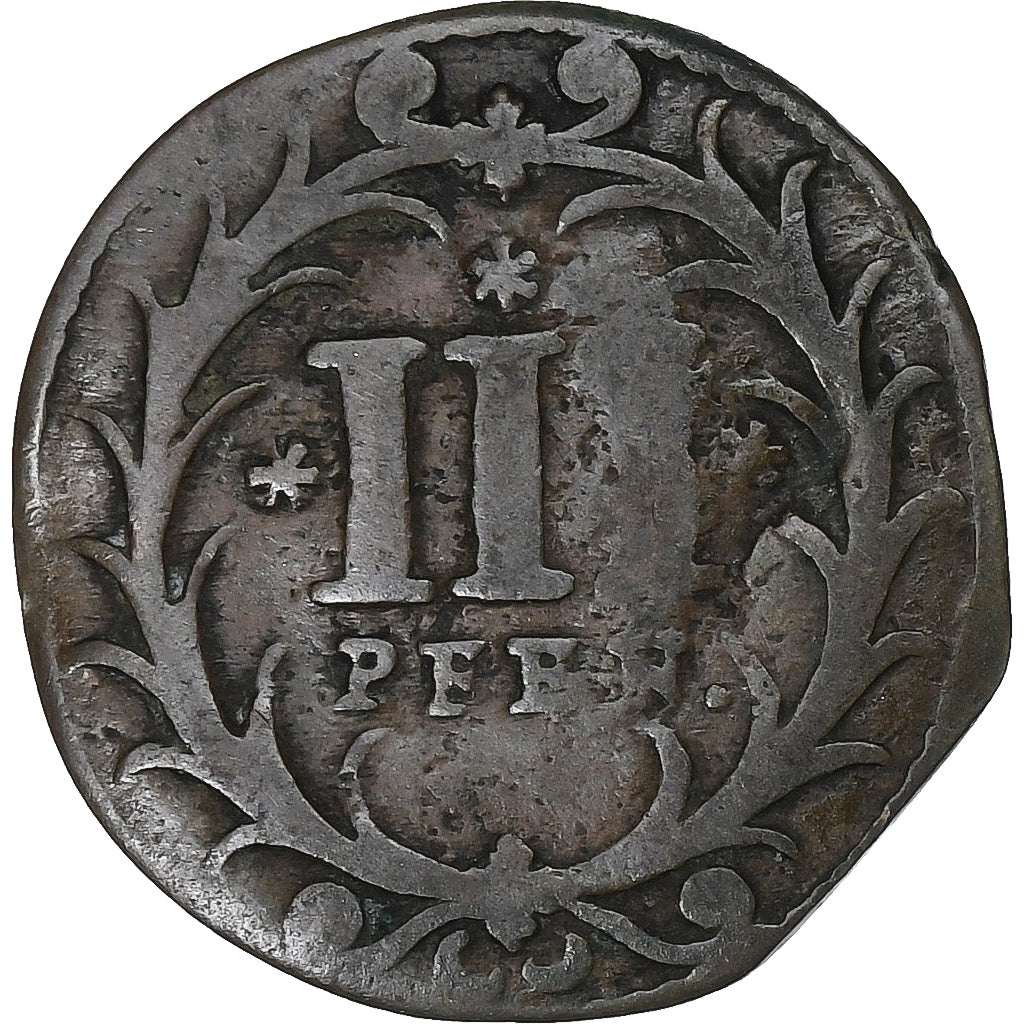 Germania, 3 Pfennig, 1727, Soest, Rame, MB+, KM:62