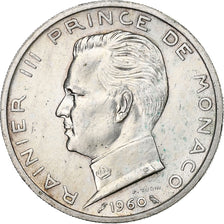 Monaco, Rainier III, 5 Francs, 1960, Monnaie de Paris, Silver, AU(50-53)