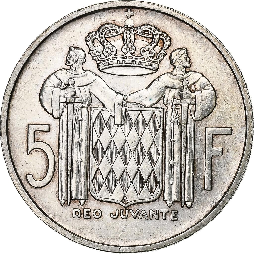Monaco, Rainier III, 5 Francs, 1960, Monnaie de Paris, Silver, AU(50-53)