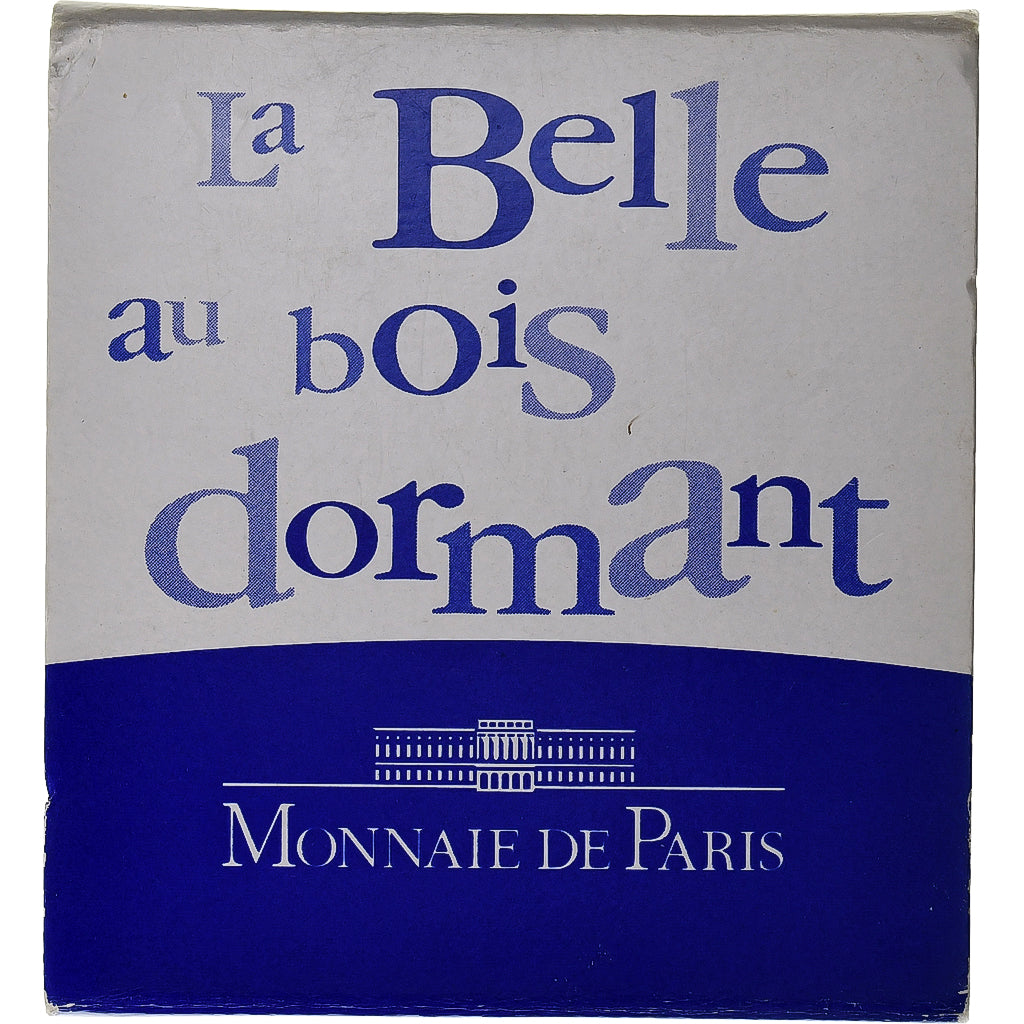 France, 1-1/2 Euro, La Belle au bois dormant, Proof, 2003, MDP, Silver