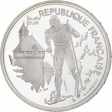 Francia, 100 Francs, Albertville - Ski de fond, 1991, Monnaie de Paris, Prueba