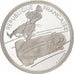 France, 100 Francs, Albertville - Bobsleigh, 1990, Monnaie de Paris, BE, Argent