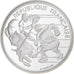 França, 100 Francs, Albertville - Hockey sur glace, 1991, Paris, Proof, Prata