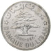 Lebanon, 50 Piastres, 1980, Monnaie de Paris, Pattern, Nickel, MS(65-70), KM:30