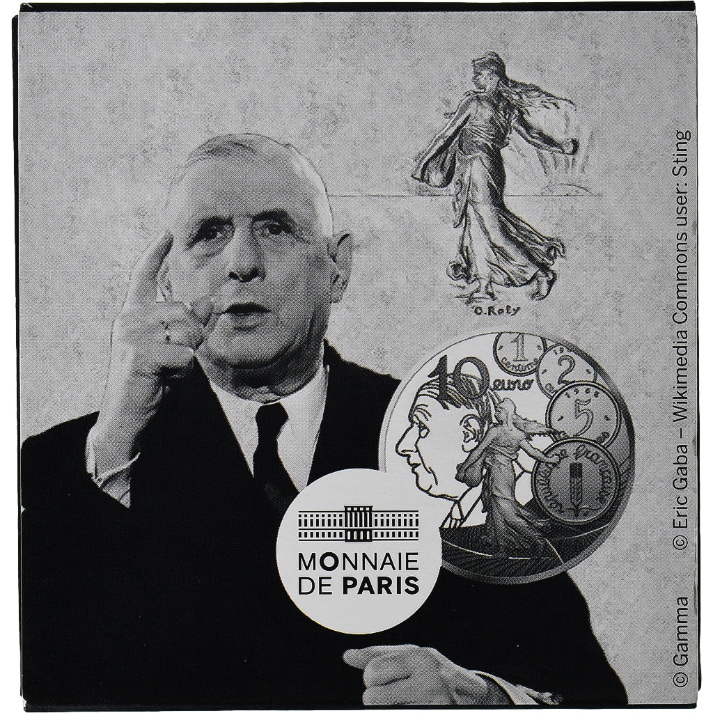 Francia, 10 Euro, Semeuse, Nouveau franc, FS, 2020, Monnaie de Paris, Argento