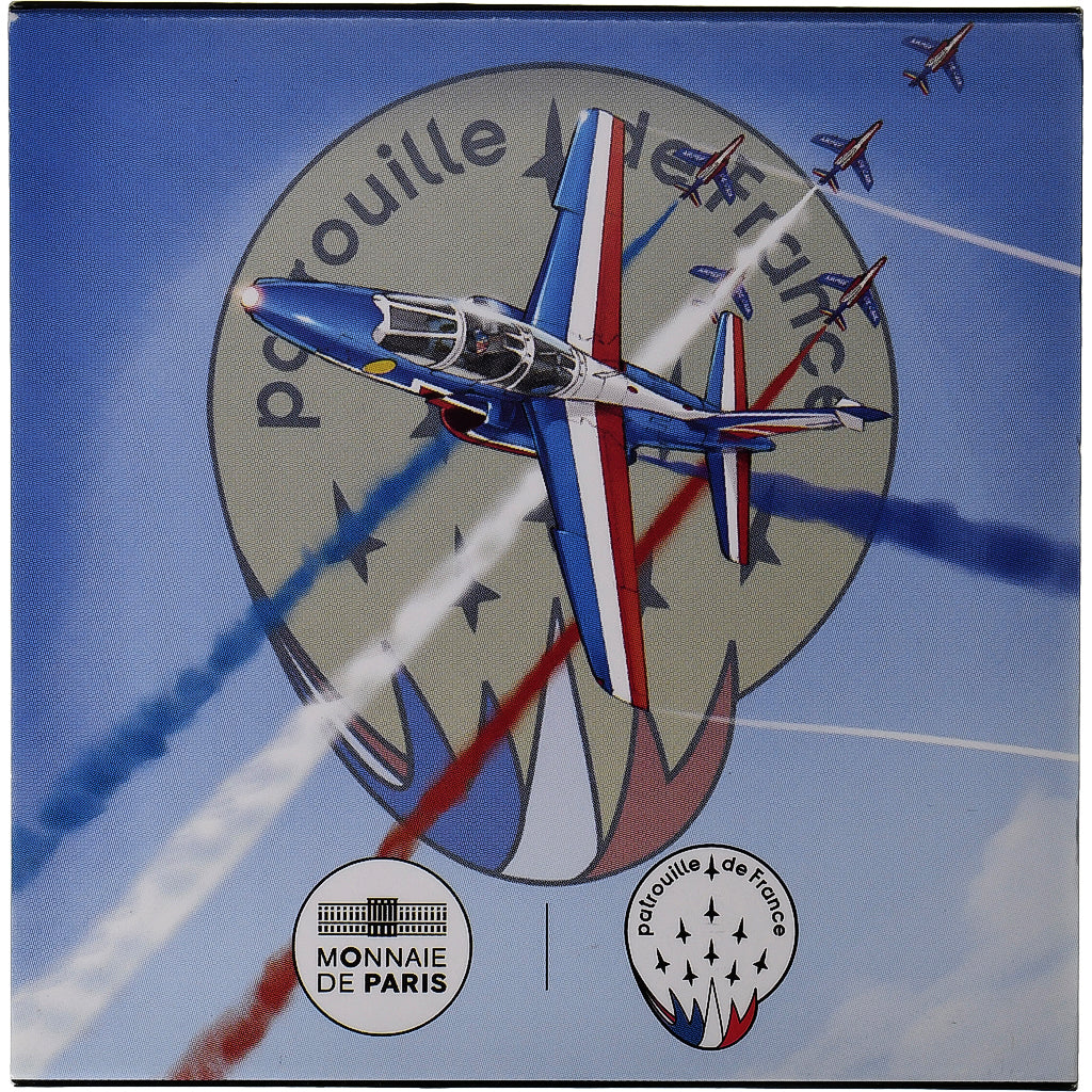 Francia, 10 Euro, Patrouille de France, FS, 2021, Monnaie de Paris, Argento, FDC