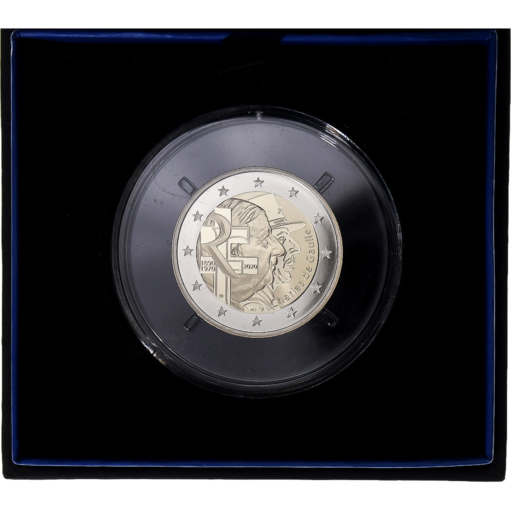 Francia, 2 Euro, Charles De Gaulle, FS, 2020, Monnaie de Paris, Bi-metallico