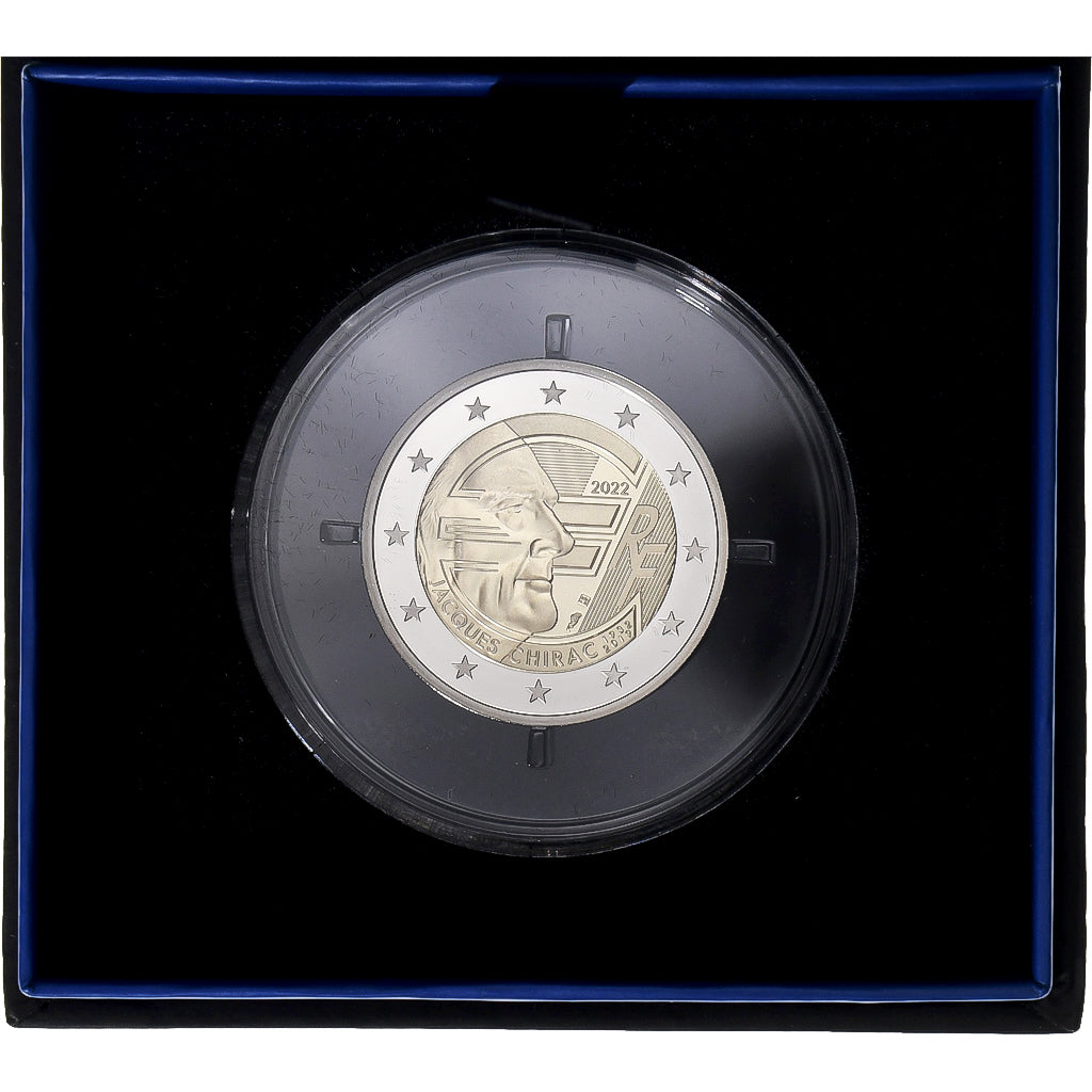France, 2 Euro, Jacques Chirac, BE, 2022, Monnaie de Paris, Bimétallique, FDC