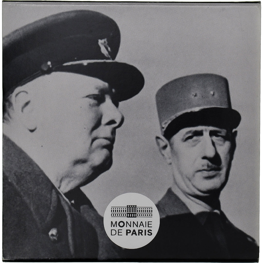 Francia, 10 Euro, Charles de Gaulle & Wiston Churchill, Prueba, 2021, MDP