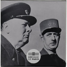 Francia, 10 Euro, Charles de Gaulle & Wiston Churchill, Prueba, 2021, MDP