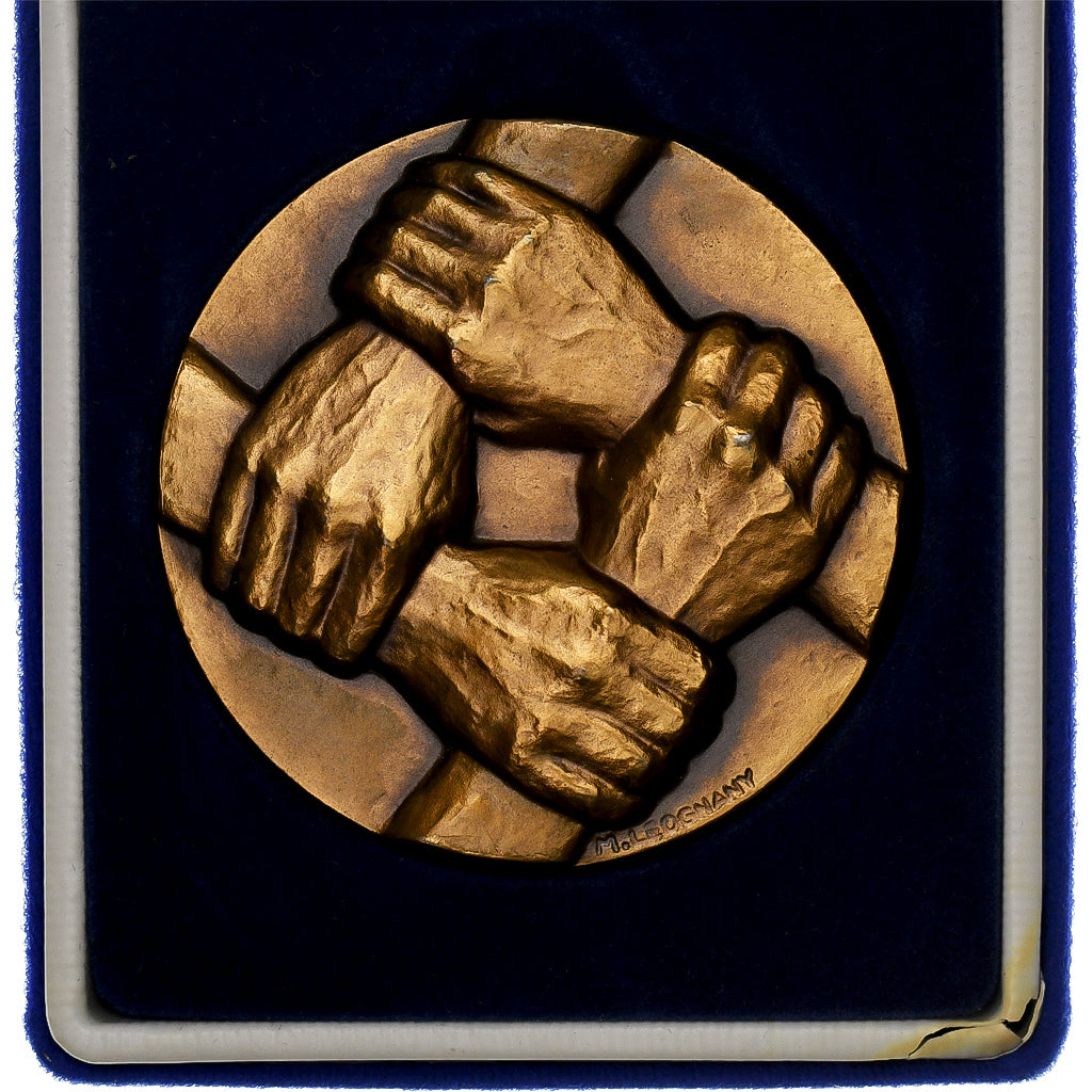 France, Médaille, Fidélité à la Croix d'Or, Bronze, SUP, Leognany