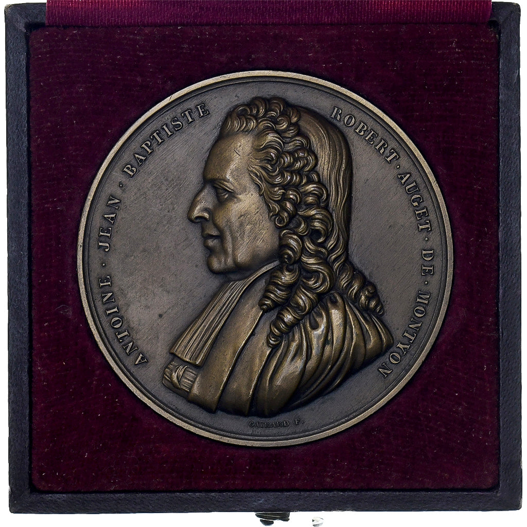 Francja, medal, Académie Française, Prix de Vertu, 1937, Brązowy, Gayrard