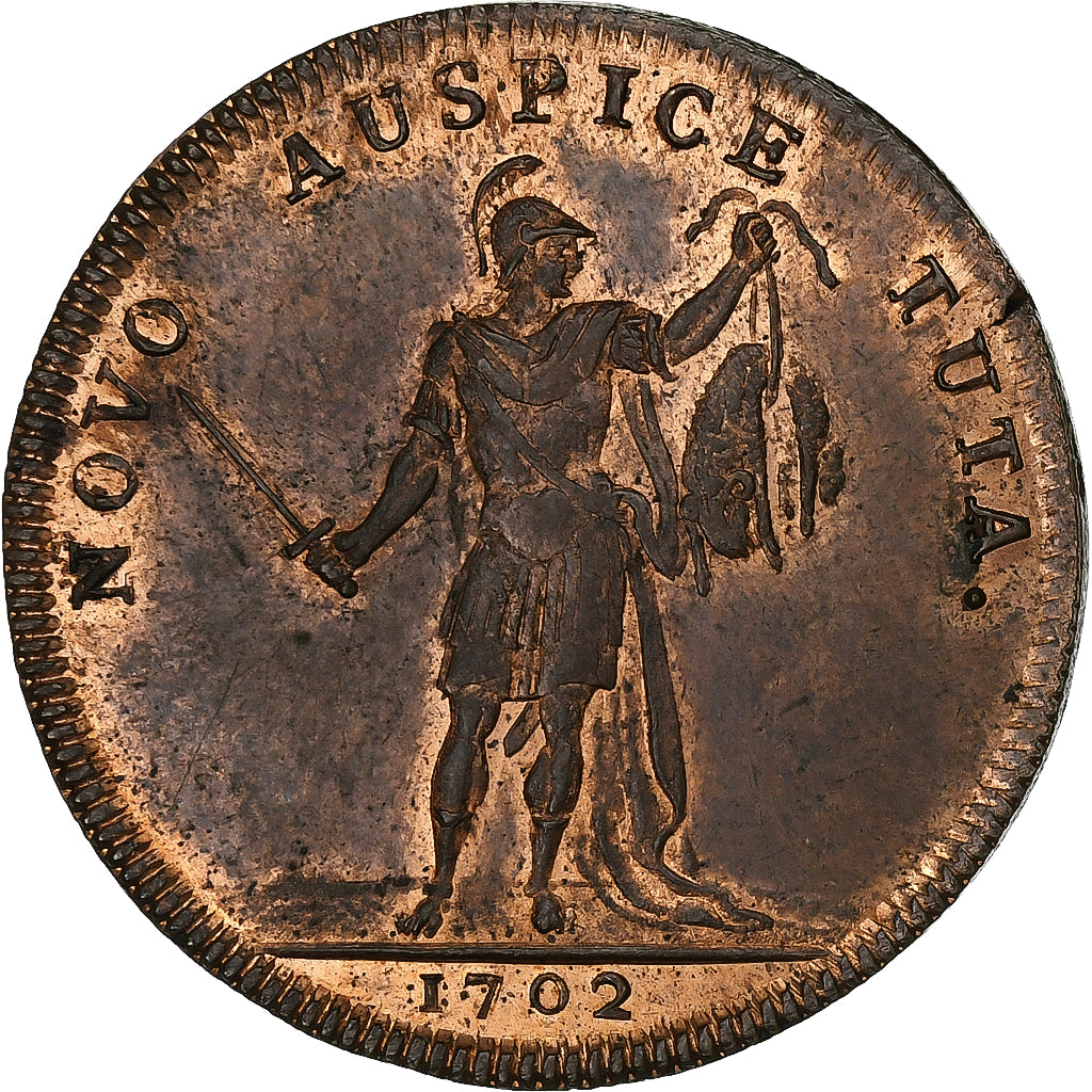 Spanish Netherlands, Token, Philippe V, Proclamation comme Duc d'Anjou, 1702