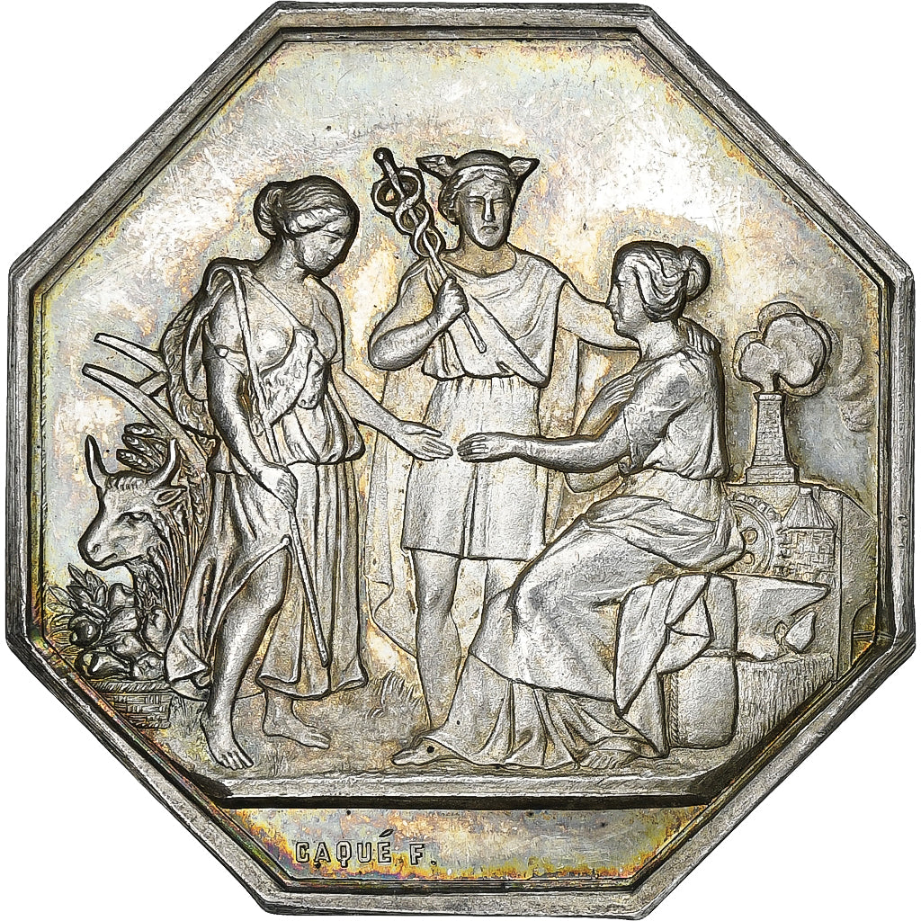 France, Token, Chambre de Commerce de Saint-Quentin et de l'Aisne, Silver