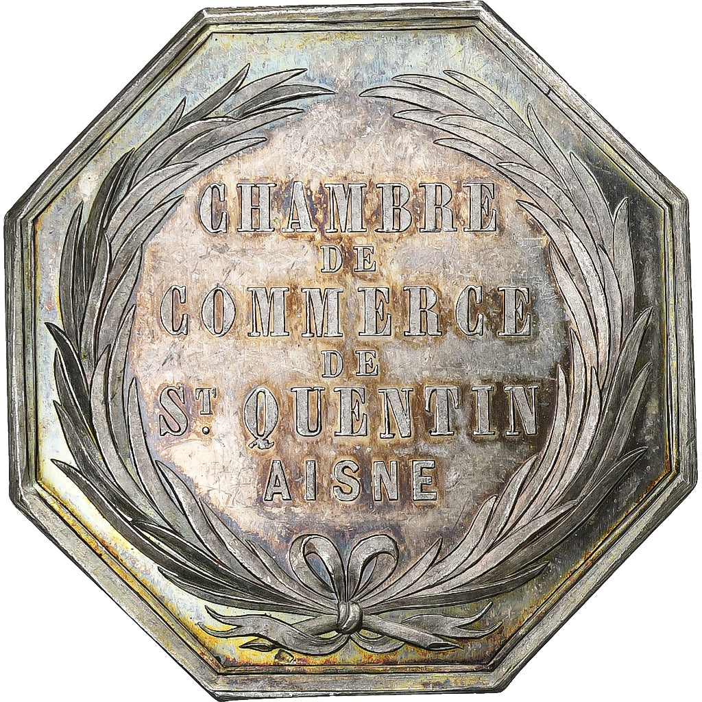 France, Token, Chambre de Commerce de Saint-Quentin et de l'Aisne, Silver