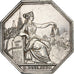 France, Jeton, Tribunal de Commerce de Rouen, 1832, Argent, SUP, Barre