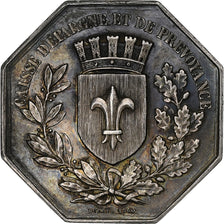 France, Jeton, Caisse d'épargne et de prévoyance de Lille, 1860, Argent, SUP+