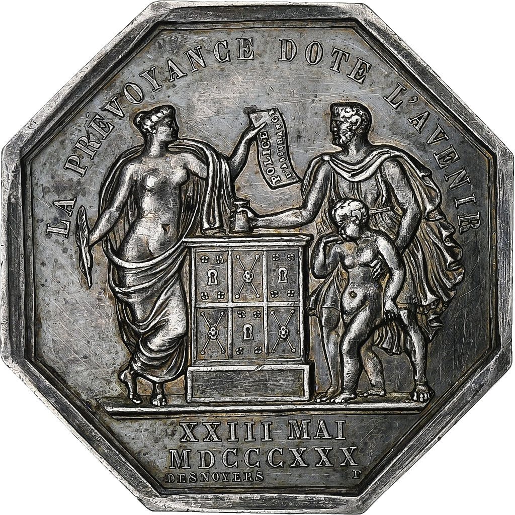 Francja, Token, La Nationale, Compagnie d'assurances sur la vie humaine, 1830