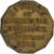 Francia, ficha, Duc d'Orléans, 1842, Rame, BB+