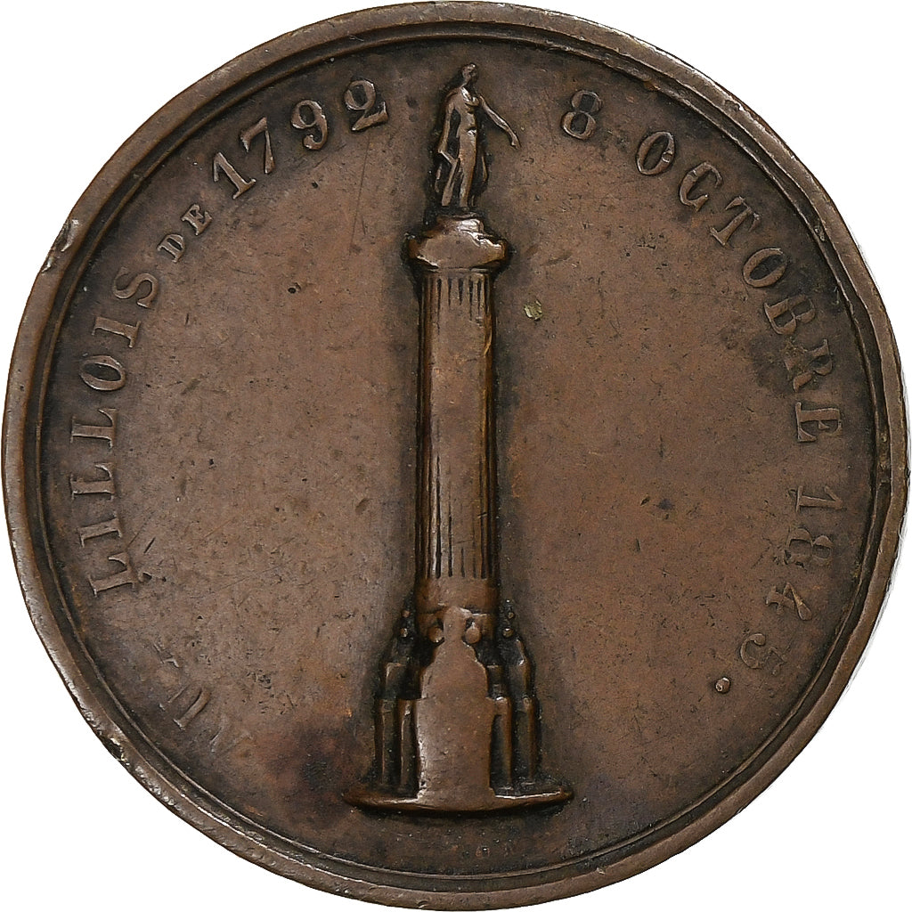 Francia, ficha, Lillois et la révolution, 1845, Rame, MB