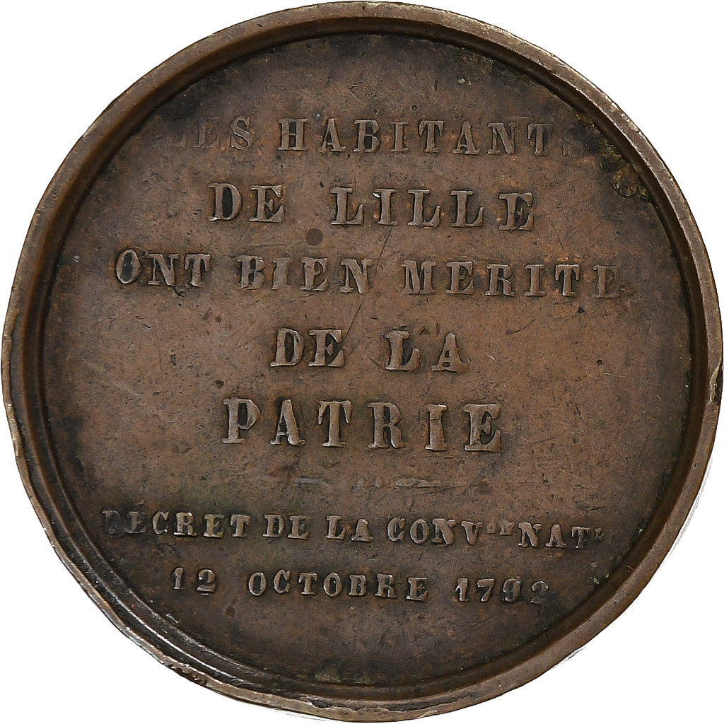 Francia, ficha, Lillois et la révolution, 1845, Rame, MB