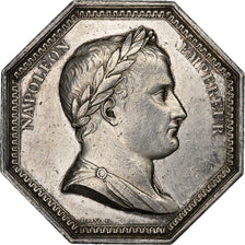 France, Jeton, Napoleon I, Code de commerce, 1809, Argent, TTB+, Droz