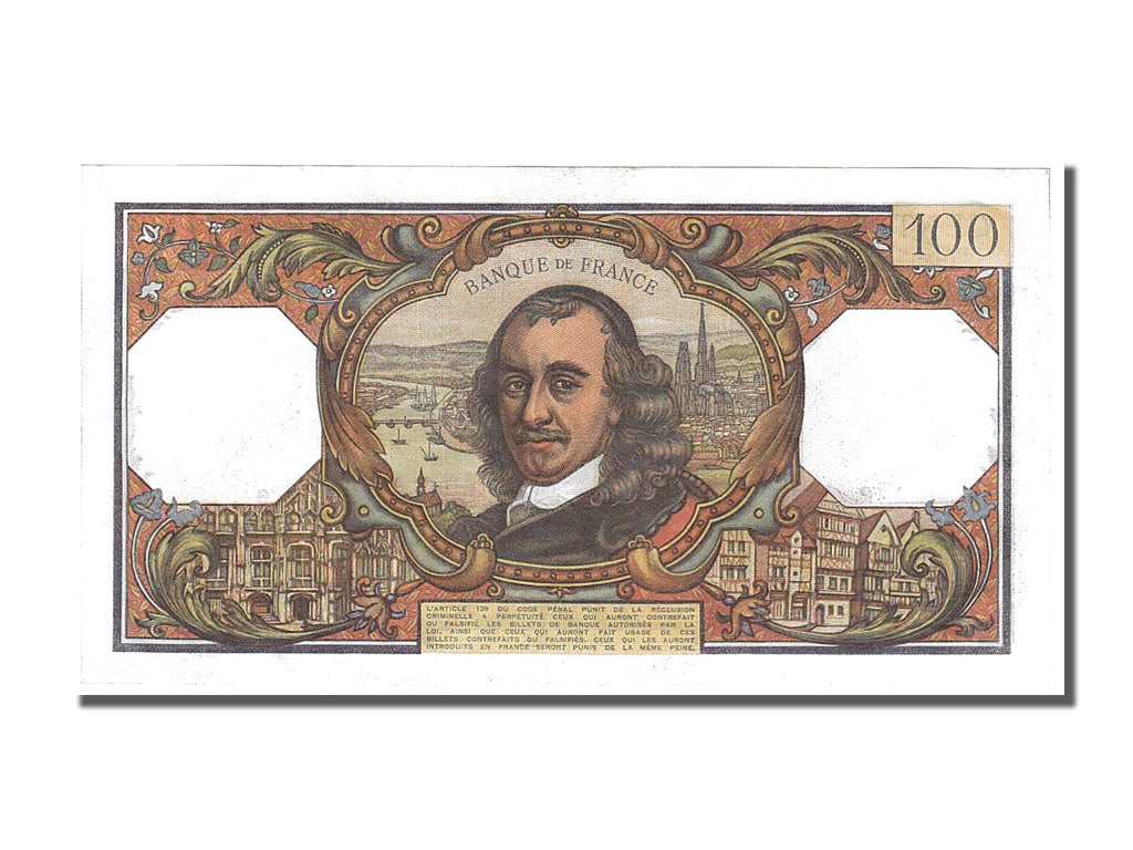 Banknote, France, 100 Francs, 100 F 1964-1979 ''Corneille'', 1967, 1967-04-06