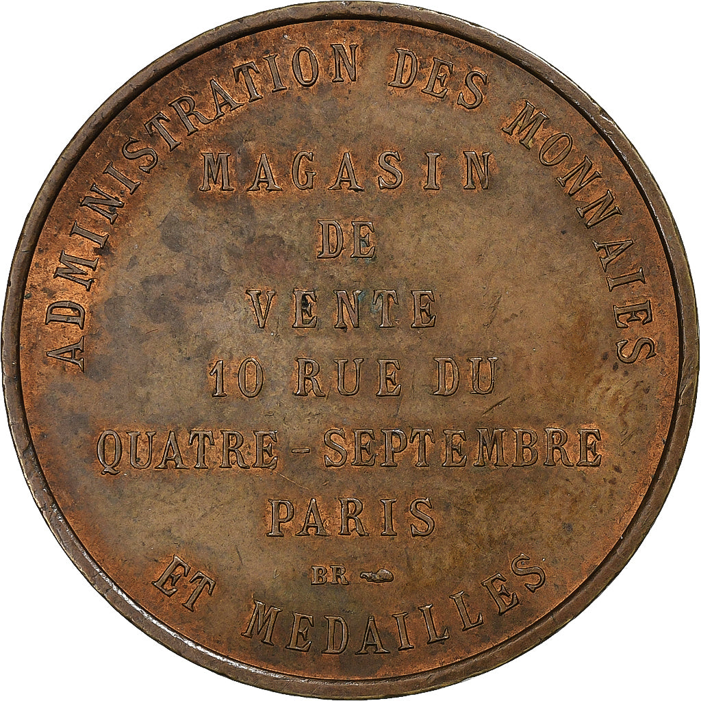 France, Token, Magasin de la Monnaie de Paris, Copper, AU(55-58)