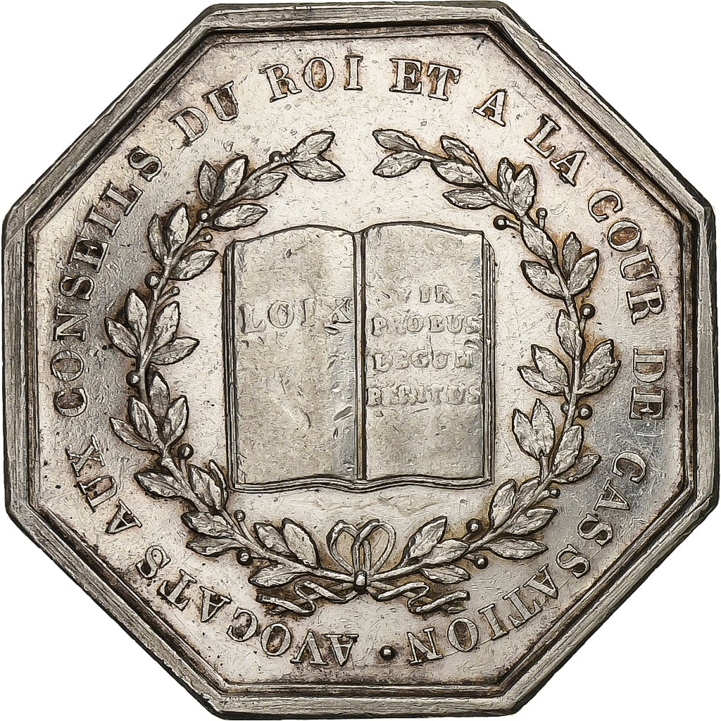 Francia, ficha, Louis XVIII, Cour de cassation, Argento, Andrieu, BB+