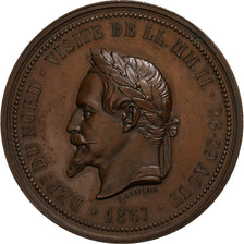 France, Token, Napoléon III, Chambre de Commerce de Lille, Silver, Borrel