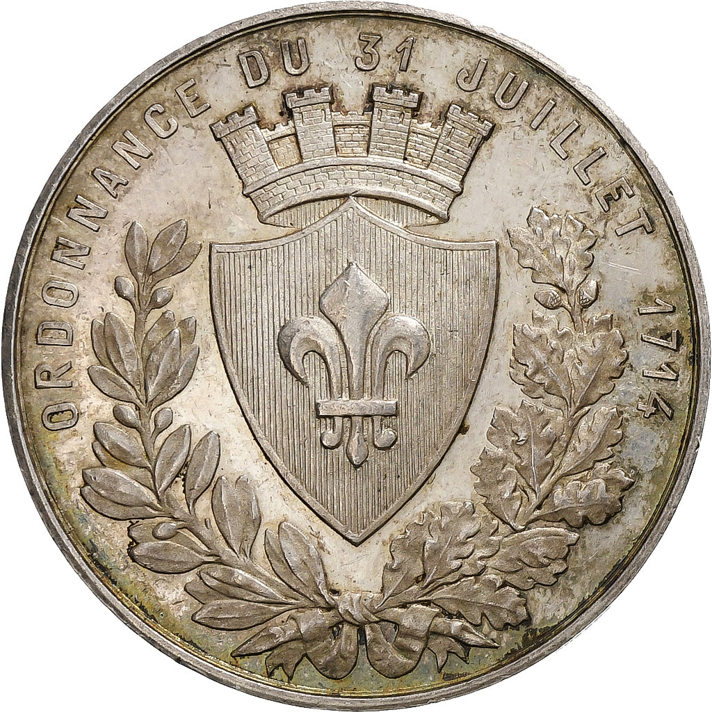 France, Token, Chambre de Commerce de Lille, Silver, AU(55-58)