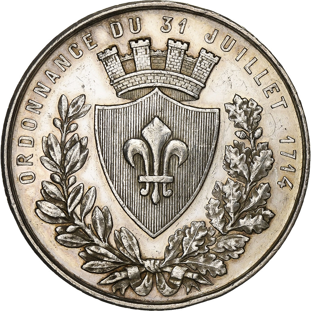 France, Token, Chambre de Commerce de Lille, Silver, AU(55-58)