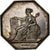 Francia, zeton, Avoués au tribunal de Ière instance de Paris, 1849, Plata