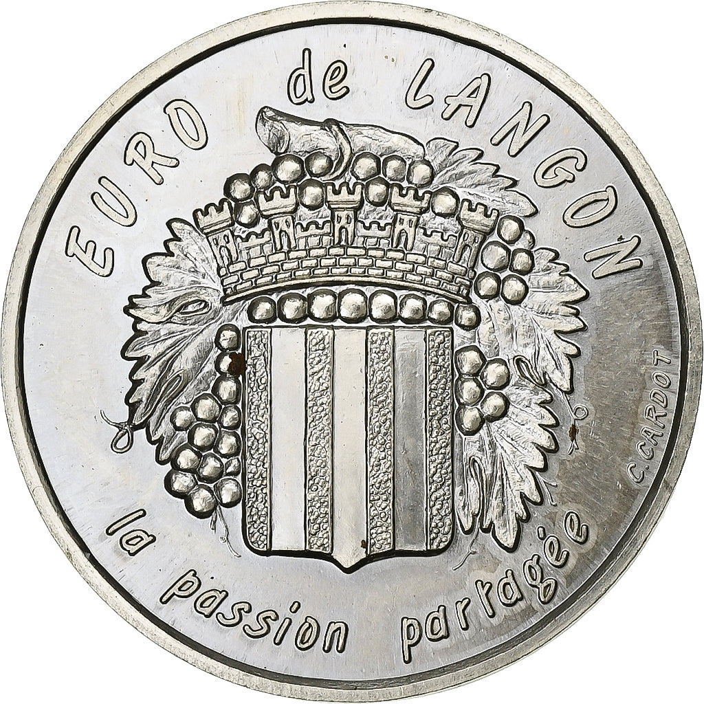 France, Euro de Langon, 1996, Copper-nickel, AU(55-58)